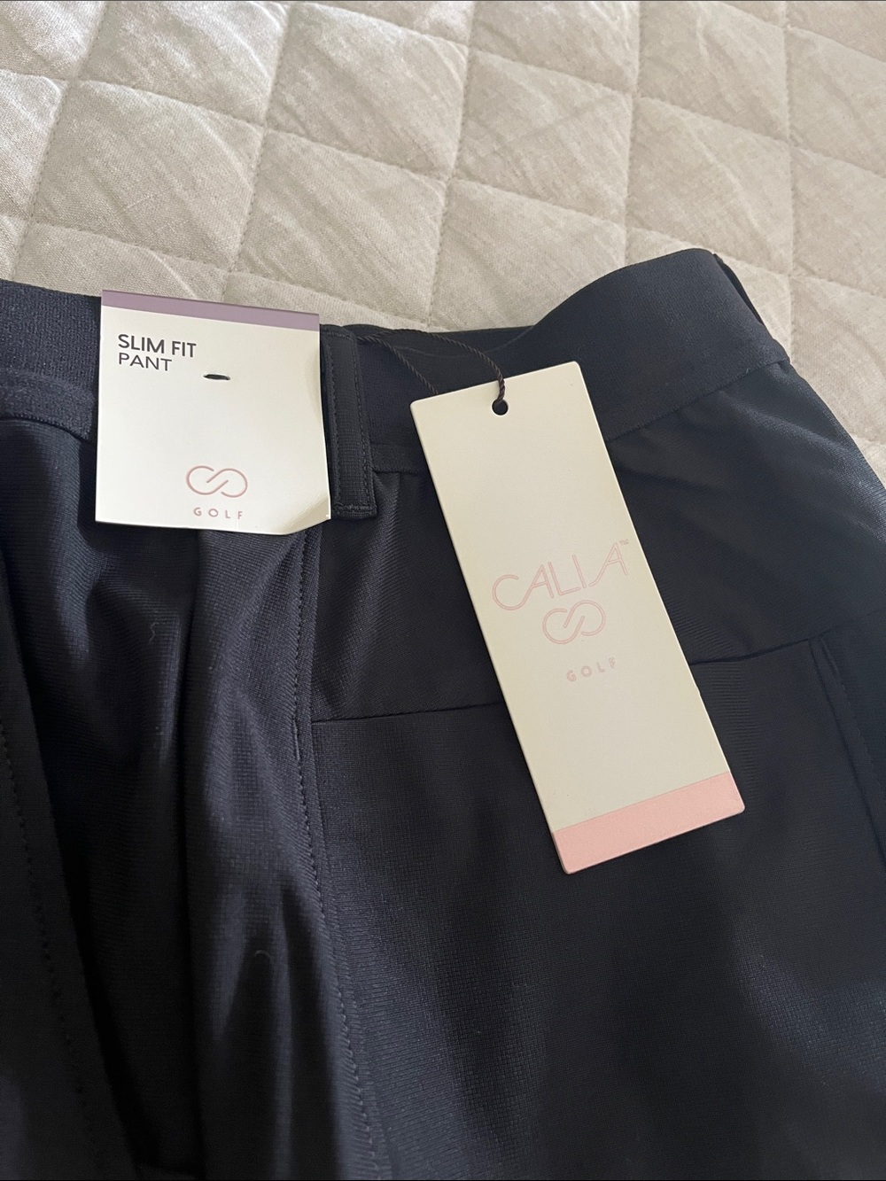 Calia Black Slim Fit Pants